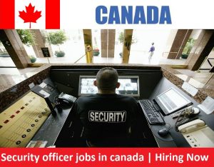 Security officer jobs in canada