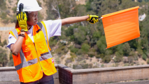 Flagman woman jobs in Canada for foreigners